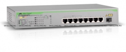 Коммутатор Allied Telesis Unmanaged Gigabit POE+ Switch with 8 x 10/100/1000T ports and 1 x 1G SFP uplink (AT-GS900/8PS). Изображение #1