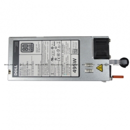 Блок питания Dell Power Supply (1 PSU) 495W Hot Swap, Kit for R530 / R630 / R730 / R730XD / T430 / T630 (450-AEBM). Изображение #1
