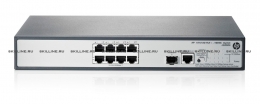 HP 1910-8G-PoE+ (180W) Switch (Web-managed, 8*10/100/1000 + 1 SFP, static routing,PoE+, 19