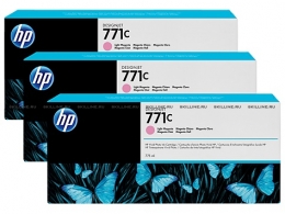 Картридж HP 771C Light Magenta для Designjet Z6200 3х775-ml (B6Y35A). Изображение #1