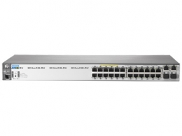 HP 2620-24-PPoE+ Switch(Managed, 12x10/100,12x10/100 PoE + 2*10/100/1000 + 2*SFP, PoE+, L3, 19