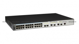 Коммутатор Huawei S2750-28TP-PWR-EI-AC(24 Ethernet 10/100 PoE+ ports,2 Gig SFP and 2 dual-purpose 10/100/1000 or SFP,AC 110/220V) (S2750-28TP-PWR-EI-AC). Изображение #1