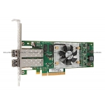 Адаптер HBA Qlogic 16Gb Dual Port FC HBA, PCIe Gen3 x4, LC multi-mode optic (QLE2672-CK)