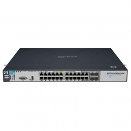 HP E3500yl-24G-PoE+ (Managed, 20*10/100/1000 + 4*10/100/1000 or SFP, 1*slot, L3, PoE+, 19
