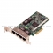 Адаптер Dell Broadcom 5719 QP 1Gb Low Profile Network Interface Card - Kit (540-BBHB)
