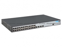 HP 1920-24G-PoE+ (370W) Switch Web-managed, Limited CLI, 24*10/100/1000 PoE+, 4*SFP, static routing, rack-mounting, 19