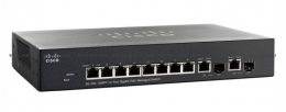 Коммутатор Cisco Systems SG300-10MPP 10-port Gigabit Max PoE+ Managed Switch (SG300-10MPP-K9-EU). Изображение #1