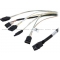 Внутренний кабель SFF-8643 - 4x SATA, 0.6 м  (LSI00410)