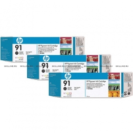 Картридж HP 91 Photo Black для Designjet Z6100 Photo Printer 3х775-ml (C9481A). Изображение #1