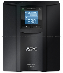 ИБП APC  Smart-UPS C  1300W/2000VA LCD 230V, (1) IEC 320 C19, 6) IEC 320 C13, Interface Port USB (SMC2000I). Изображение #1
