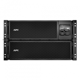 ИБП APC  Smart-UPS On-Line,8000W /8000VA,Входной 230V /Выход 230V, Interface Port Contact Closure, RJ-45 10/100 Base-T, RJ-45 Serial, Smart-Slot, USB, Extended runtime model, Высота аппаратурной стойки 6 U (SRT8KRMXLI). Изображение #1