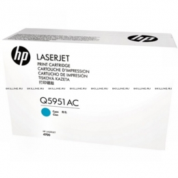 Тонер-картридж HP 643A Cyan для CLJ 4700 Contract (10000 стр) (Q5951AC). Изображение #1