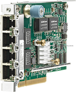 Сетевая карта HPE Ethernet 1Gb 4-port FLR-T BCM5719 Adapter (629135-B22). Изображение #1