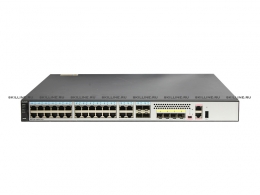 Коммутатор Huawei S5720-36PC-EI  Bundle(28 Ethernet 10/100/1000 ports,4 of which are dual-purpose 10/100/1000 or SFP,4 Gig SFP, 1 interface slot,with 150W AC) (S5720-36PC-EI-AC). Изображение #1