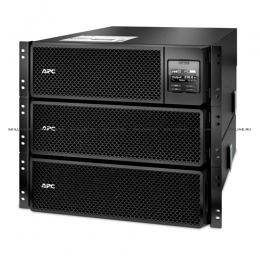 ИБП APC  Smart-UPS On-Line,8000W /8000VA,Входной 230V /Выход 230V, Interface Port Contact Closure, RJ-45 10/100 Base-T, RJ-45 Serial, Smart-Slot, USB, Extended runtime model, Высота аппаратурной стойки 6 U (SRT8KRMXLI). Изображение #6