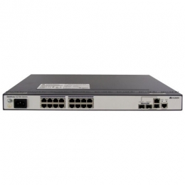 Коммутатор Huawei S2700-18TP-EI-AC(16 Ethernet 10/100 ports,2 dual-purpose 10/100/1000 or SFP,AC 110/220V) (S2700-18TP-EI-AC). Изображение #1