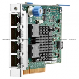 Сетевая карта HPE Ethernet 1Gb 4-port FLR-T I350-T4V2 Adapter (665240-B21). Изображение #1