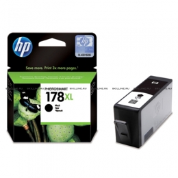 Картридж HP 178XL Black для Photosmart D5463/B109c/B109g/Photosmart Plus/B8553 Photosmart Plus Deskjet B210b Photosmart Prem Fax C410c Photosmart Premium C310b Photosmart Wireless B110b (800 стр) (CB321HE). Изображение #1