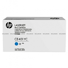 Тонер-картридж HP 507Y Cyan для Enterprise 500 color M551n/M551dn/M551xh/M570dn/M570dw/M575dn/M575f Contract (CE401YC). Изображение #1