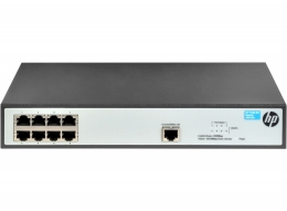 HP 1620-8G Switch (Entry-level Web-managed, 8*10/100/1000, Fanless design, 19