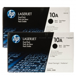 Тонер-картридж HP 10A Black Dual Pack для LJ 2300  (2х6000 стр) (Q2610D). Изображение #1