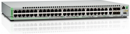 Коммутатор Allied Telesis Gigabit Ethernet Managed switch with 48  10/100/1000T ports, 2 SFP/Copper combo ports, 2 SFP/SFP+ uplink slots, single fixed AC power supply (AT-GS948MX). Изображение #1