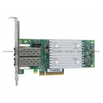 Адаптер HBA Qlogic 32Gb Dual Port  FC HBA, PCIe Gen3 x8, SR LC multi-mode optic (QLE2742-SR-CK)