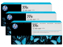 Картридж HP 771C Light Gray для Designjet Z6200 3х775-ml (B6Y38A). Изображение #1