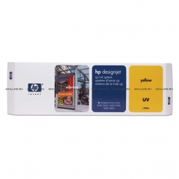 Картридж HP Yellow UV для Designjet 2800cp/2500cp/2000cp/3800cp/3500cp/3000cp 410-ml (C1895A). Изображение #1