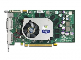 NVIDIA Quadro FX 1400 128MB PCIE 350/300 SLI 2xDVI-I to VGA Adapter 3-pin Stereo Sync Connector (VCQFX1400-PCIEBLK-1). Изображение #1