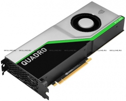 Видеокарта NVIDIA Quadro RTX 6000 24GB, 4x DP + 1x Virtual Link, RT Cores, Tensor Cores, (Precision) (490-BFCZ). Изображение #1