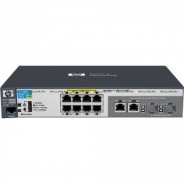 HP E2520-8 PoE (Managed,  8*10/100 + 2*10/100/1000 or SFP, PoE, desktop) (J9137A). Изображение #1