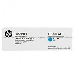 Тонер-картридж HP 305A Cyan для CLJ Pro M351a M375nw M475dn/dw M451nw/dn/dw Contract (2600 стр) (CE411AC). Изображение #1