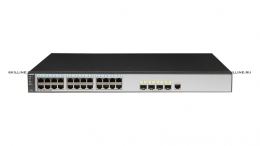 Коммутатор Huawei S5700-28P-LI-4AH(24 Ethernet 10/100/1000 ports,4 Gig SFP,with 1 battery of 4AH,AC 110/220V) (S5700-28P-LI-4AH). Изображение #1