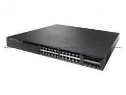 Коммутатор Cisco Catalyst 3650 24 Port PoE 4x1G Uplink w/5 AP licenses IPB (WS-C3650-24PWS-S). Изображение #1