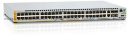 Коммутатор Allied Telesis L2+ managed stackable switch, 48 ports 10/100Mbps, 2-port SFP/Copper combo port,  2 dedicated stack slots, 1 Fixed AC power supply (AT-x310-50FT). Изображение #1